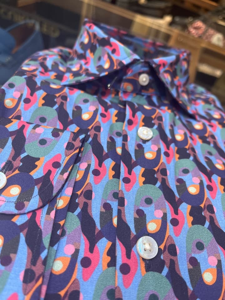 Gauche Blue Floral Shirt