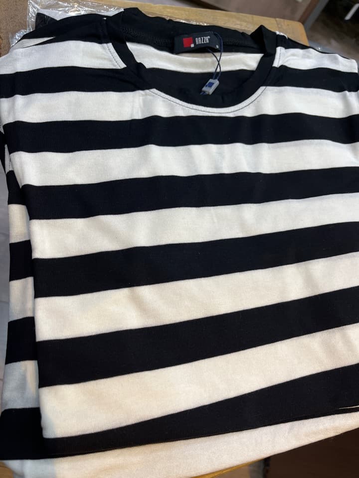 Razza Stripped Black T-Shirt